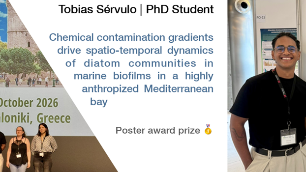 Tobias Sérvulo won the Best poster at 5th ecotoxicomic conference -Thessaloniki, Greece