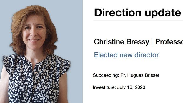 Christine BRESSY is the new director of MAPIEM lab